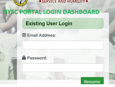 How to Login to the NYSC Portal in 2024 with Password