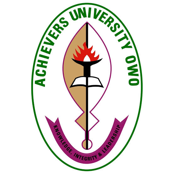 Achievers University, Owo School Fees, Hostel Accommodation, Admission Requirements and List Of Courses Offered